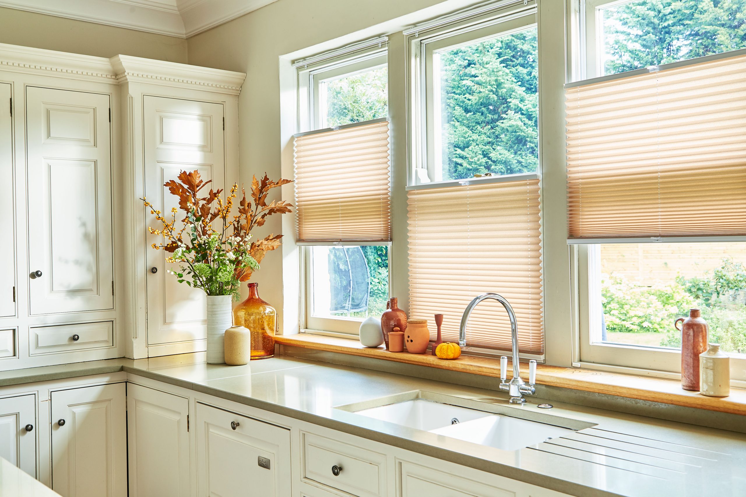 Pleated Fairhaven Terracotta 31626